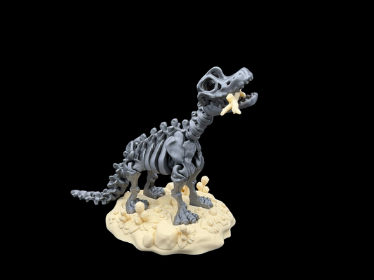 Brachiosaurus Skelett Flexi-Figur aus dem 3D-Druck