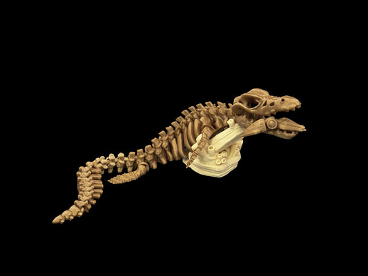 Mosasaurus Skelett Flexi-Figur aus dem 3D-Druck